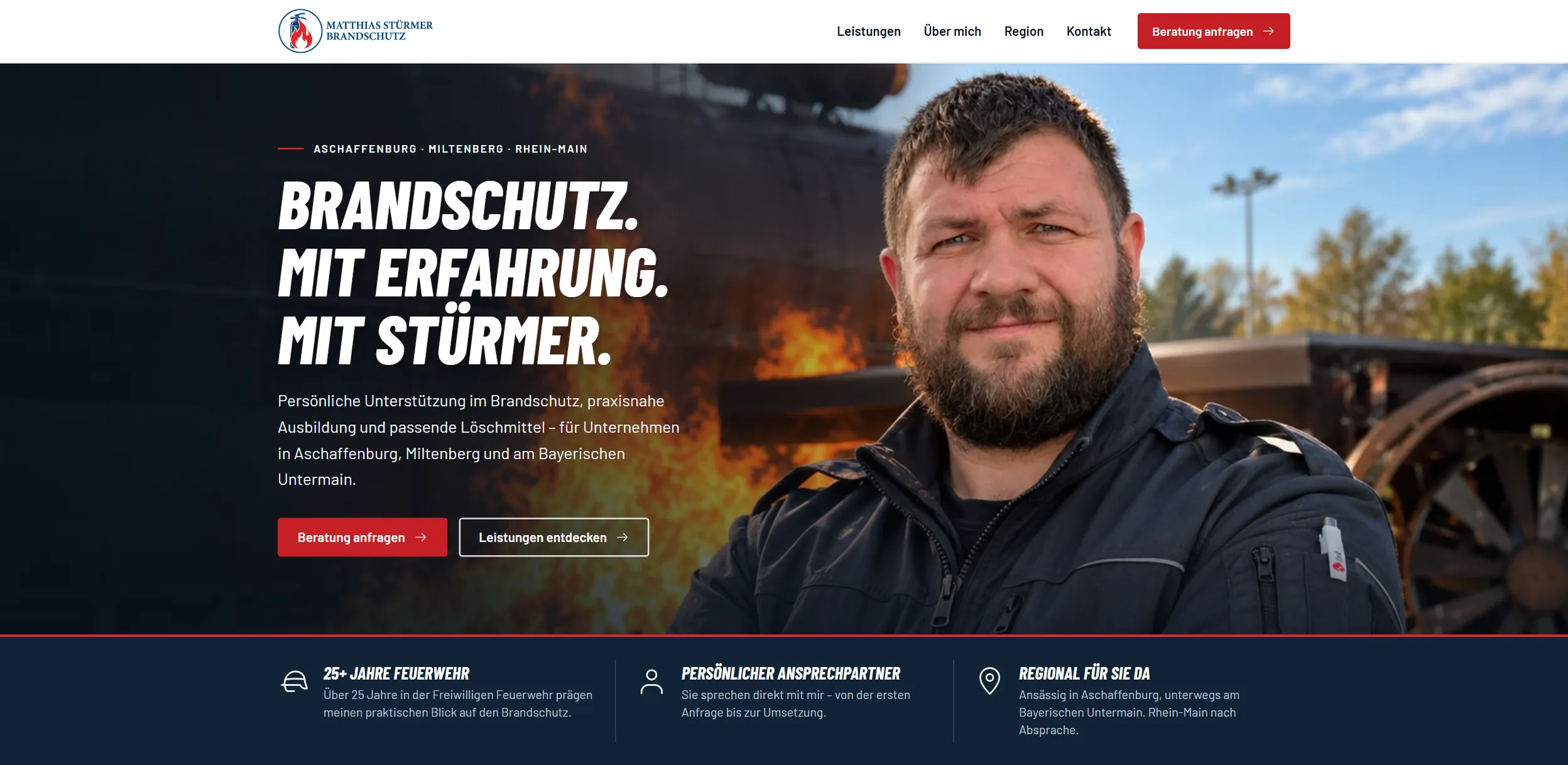 Startseite von brandschutz-stuermer.de
